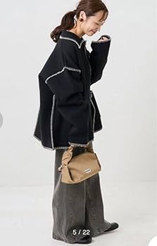 Amazon.co.jp: フリークスストア 川口春奈 サイレント ステッチニット